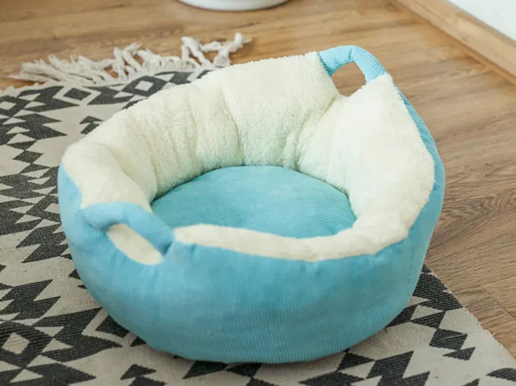 Plush Pet Nest Cat Bed